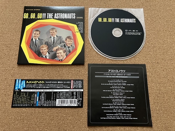 紙ジャケCD☆アストロノウツ/ アストロノウツだ!!若さだ!!ビートだ!! ~GO…GO…GO!!!, THE ASTRONAUTS~_画像3