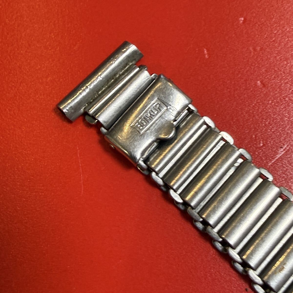 希少!Bonklip ボンクリップ バンブーブレス ヴィンテージ ブロックロゴ ゲイフレア バブルバック ミリタリー