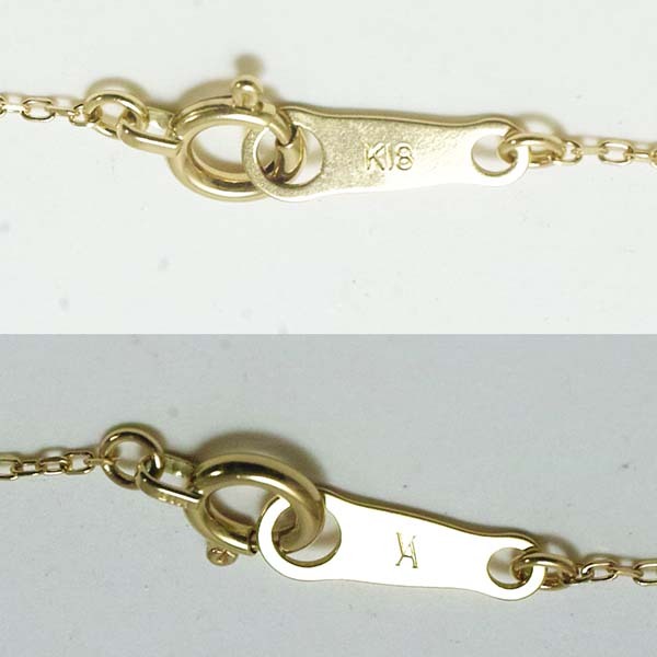  Vendome рубин бриллиант 18 золотой желтое золото K18YG колье VENDOME маленький колье 