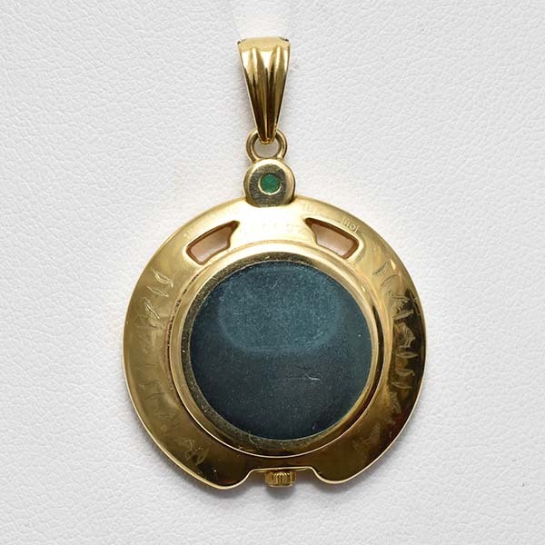 セイコー クレドール レディース GTTE846 18金イエローゴールド K18YG クォーツ 1E70-3B10 約18.5g ポケットウォッチ ペンダントウォッチ_画像3