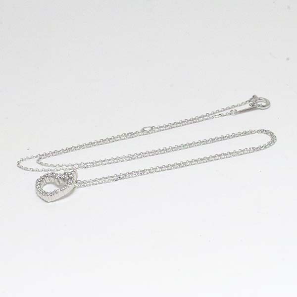  Vendome бриллиант 0.15ct платина Pt850 Pt950 подвеска колье Heart VENDOME