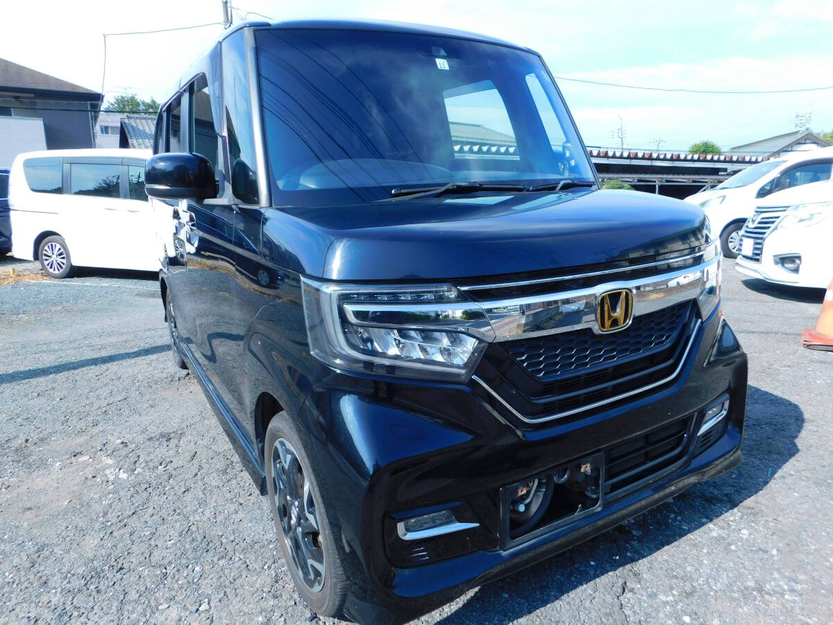 N-BOXカスタムターボ、ホンダセンシング令和1年11月初年登録（JF3中期型）無(wú)事故＆実走行,豪華裝備,整備點(diǎn)検済み令和８年11月まで車検あり