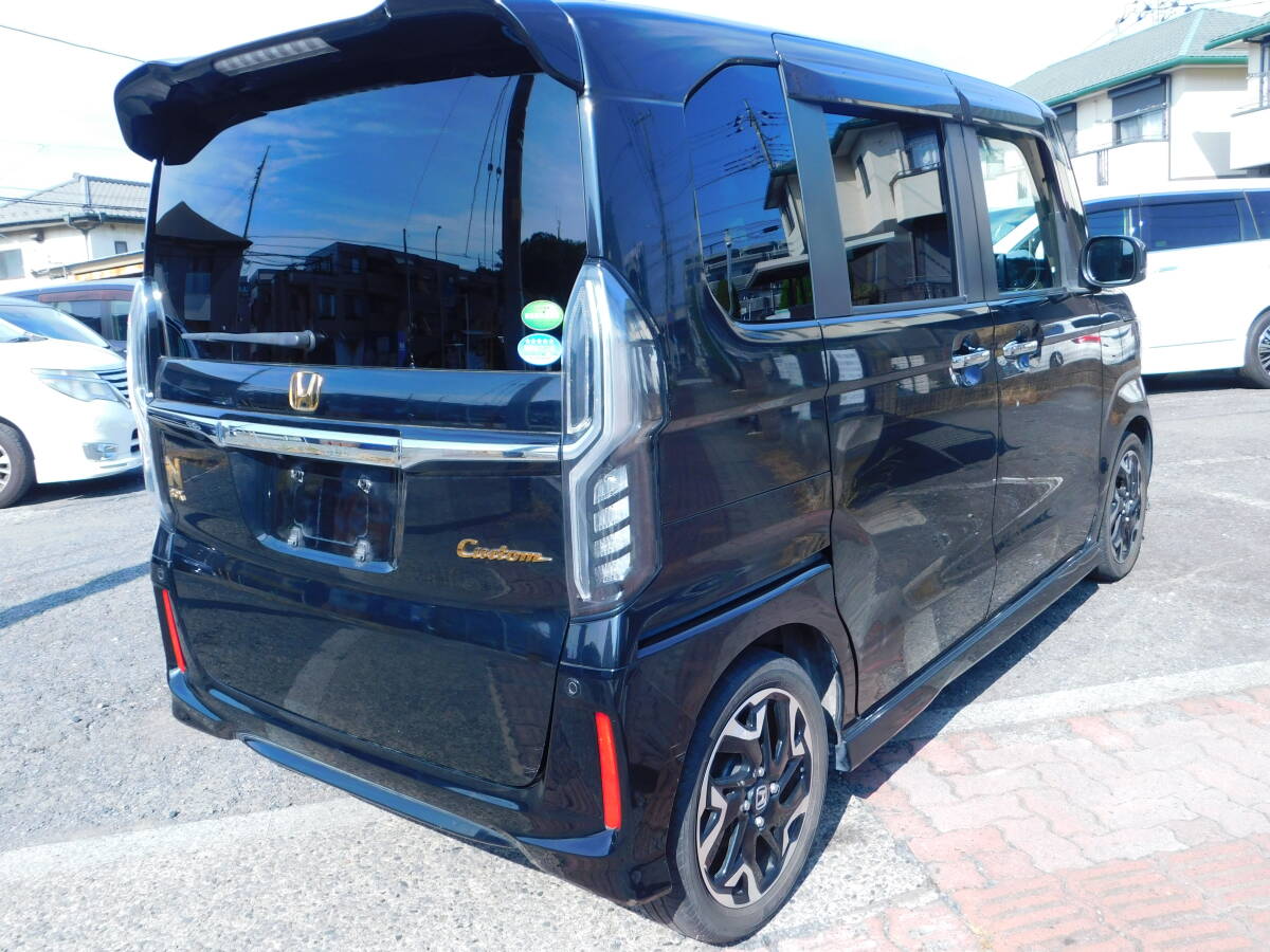 N-BOXカスタムターボ、ホンダセンシング令和1年11月初年登録（JF3中期型）無(wú)事故＆実走行,豪華裝備,整備點(diǎn)検済み令和８年11月まで車検あり