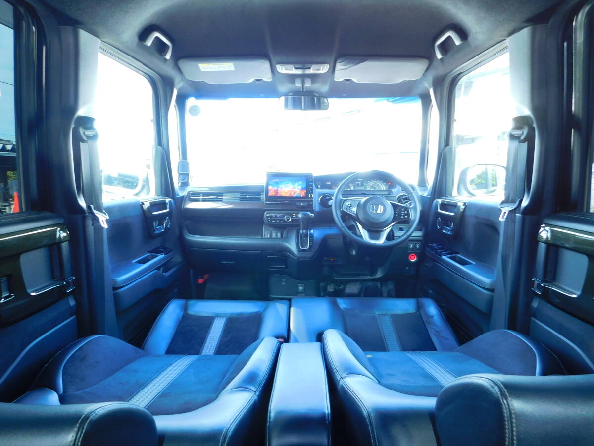 N-BOXカスタムターボ、ホンダセンシング令和1年11月初年登録（JF3中期型）無(wú)事故＆実走行,豪華裝備,整備點(diǎn)検済み令和８年11月まで車検あり