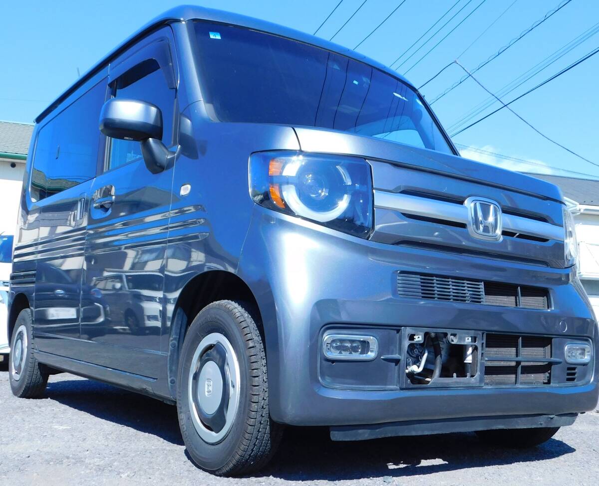 N-VANハイルーフ。スタイルファンホンダセンシング（レダーシステムブレーキ）無(wú)事故＆豪華裝備車両。車検整備點(diǎn)検済み令和９年10月まで