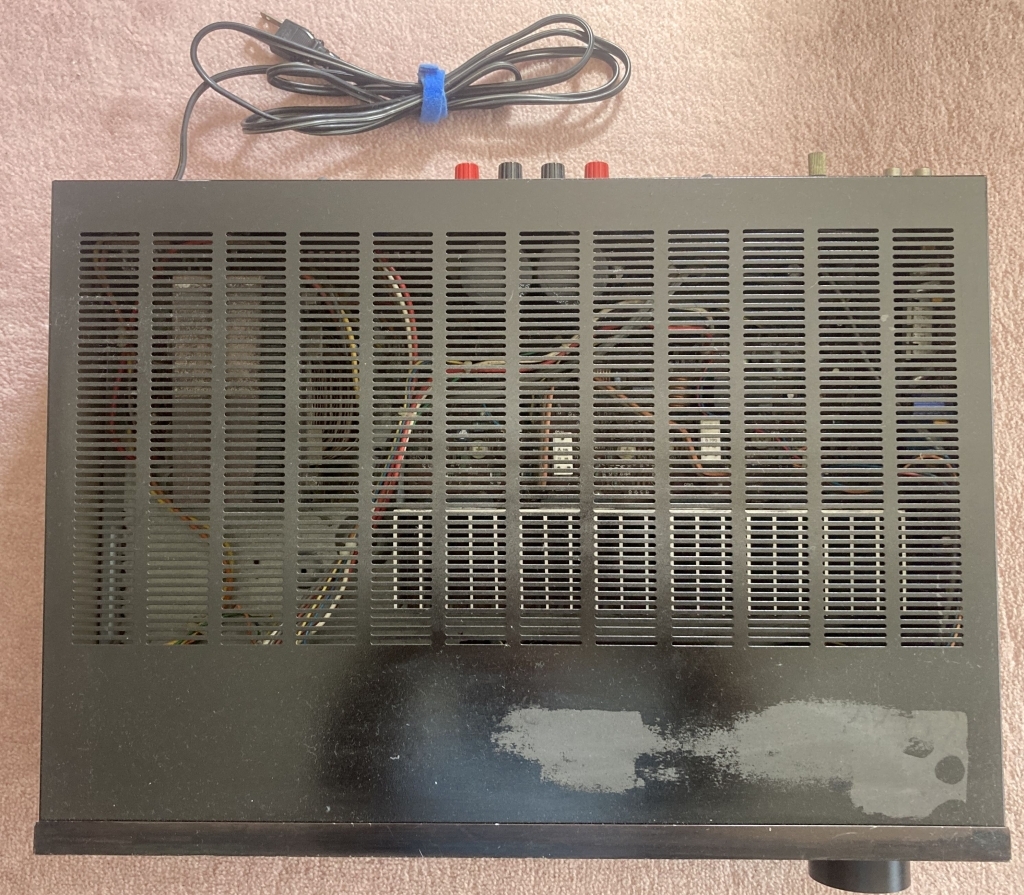 中古 通電確認問題無し VICTOR AX-S700 ダイナミックスーパーAプリメインアンプ_画像3