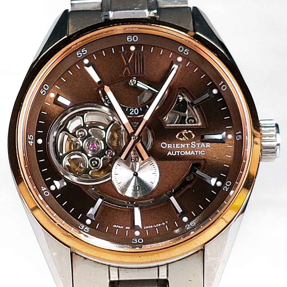 美品 65周年記念 2000本限定 ORIENT STAR オリエントスター モダンスケルトン 腕時計 SDK05005T 自動巻き 機(jī)械式 オートマティック 動作OK