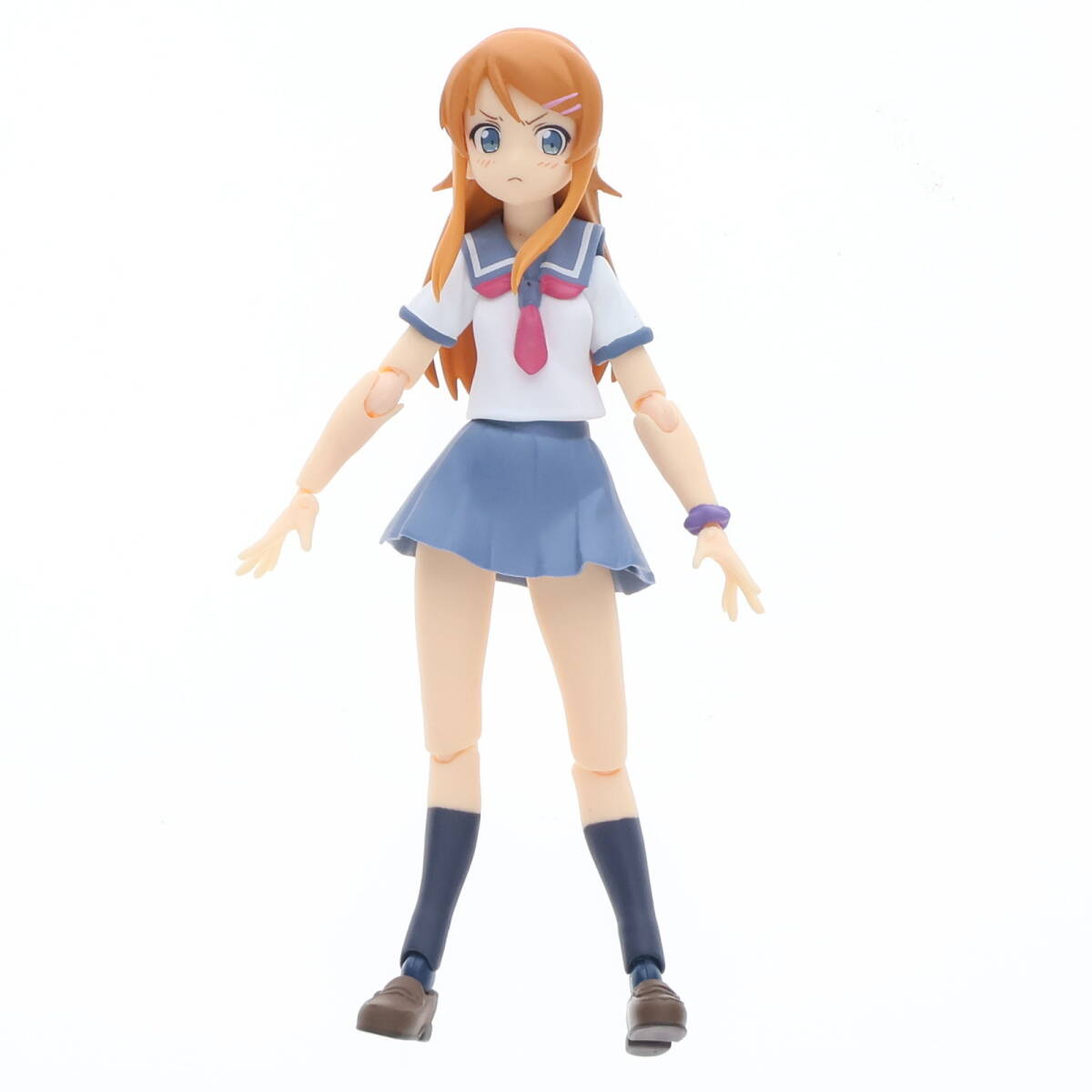 【中古】[FIG]figma(フィグマ) 099 高坂桐乃(こうさかきりの) 俺の妹がこんなに可愛(ài)いわけがない 完成品 可動(dòng)フィギュア マックスファクト