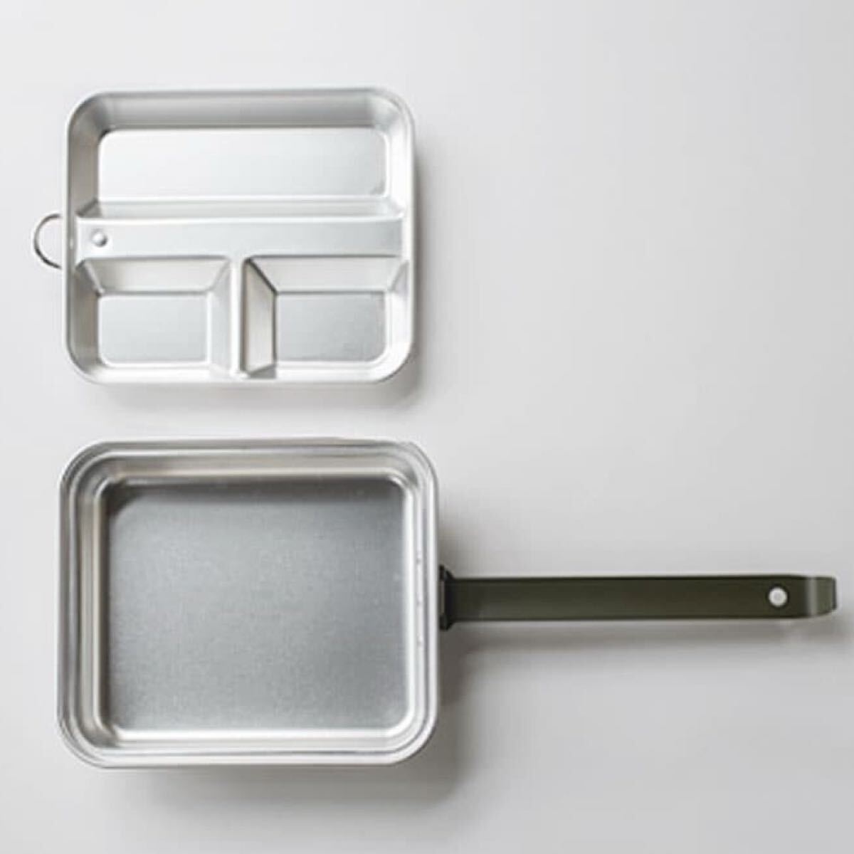新品 AMABRO MESS KIT PAN メスキットパン アウトドア キャンプ UL トレック アルミ ステンレス クッカー フライパン 調理器具 食器 お皿_画像8