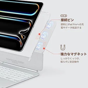 「PITAKA」 iPad Pro 11インチ ケース M4 2024専用 iPad Pro 2024 ケース New M4チップモデル適用 MagEZ Case2 バックカバー イエロー_画像3