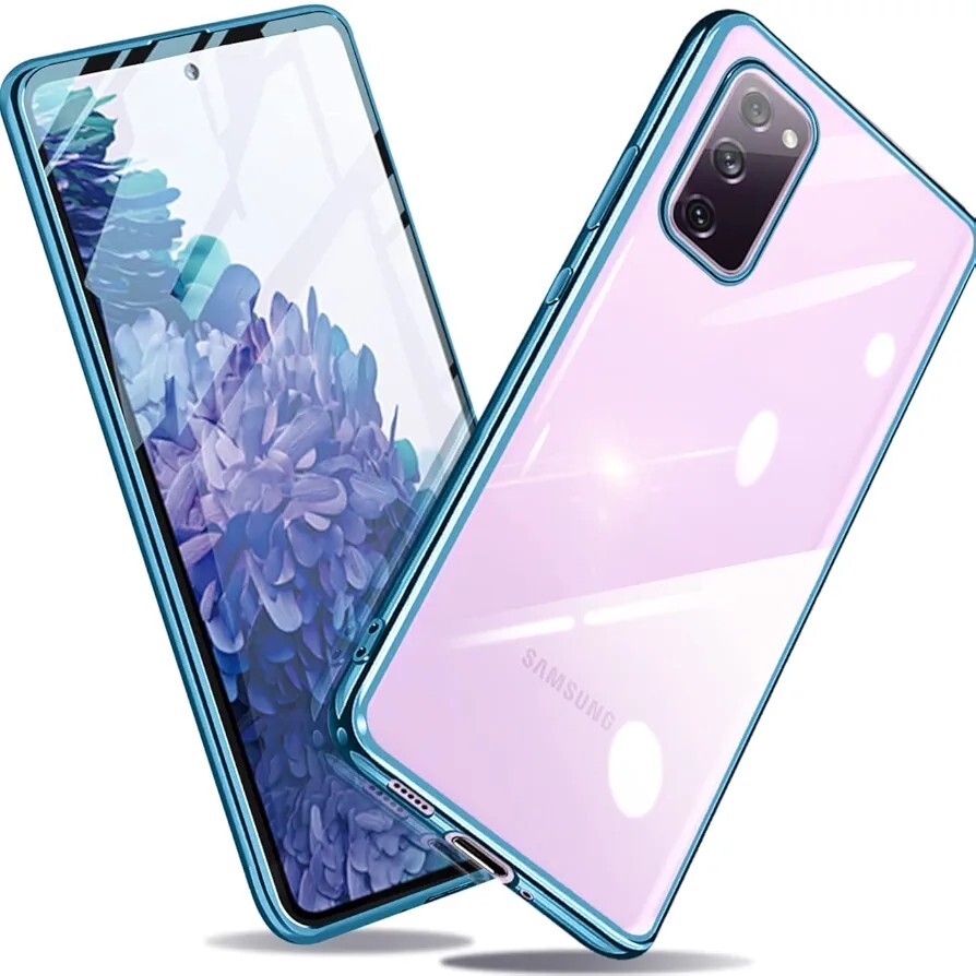 Galaxy S20 ケース 衝撃吸収 米軍MIL規格取得 SC-51A SCG01 カバー カメラ保護 Qi急速充電対応 黄変なし ストラップホール付 （ブルー）_画像1