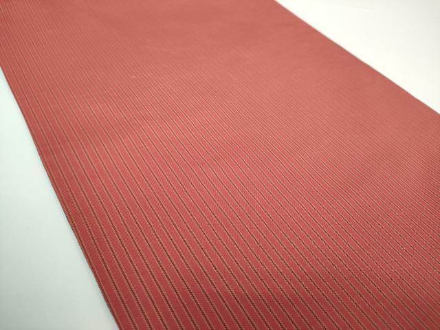 平和屋着物●西陣　じゅらく謹製　両面　全通柄袋帯　格子　証紙付き　正絹　逸品　未使用　DAAV6757ps