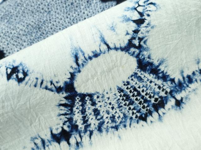 平和屋着物∴夏物 浴衣 有松鳴海絞り 椿 綿 逸品 未使用 CAAW1098ng_画像5