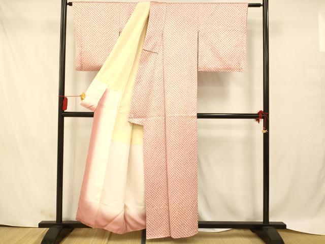 平和屋着物■大変加工の良い総絞り小紋　鹿の子　正絹　逸品　AAAZ7846fw_画像2