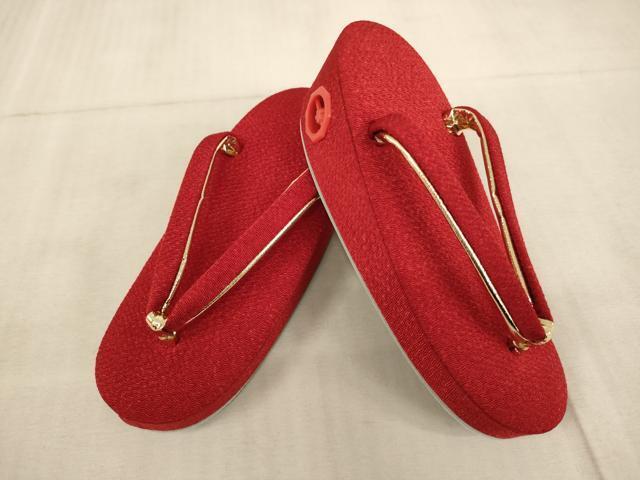 平和屋本店[]七五三　和装小物セット　舞桜文　箱付き　逸品　AAAU5252ja_画像3