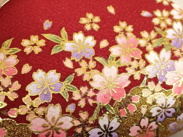 平和屋本店[]七五三　和装小物セット　舞桜文　箱付き　逸品　AAAU5252ja_画像5