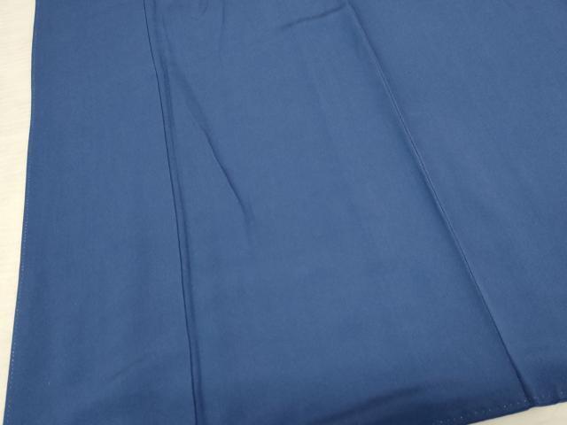 平和屋着物■上質な色無地　青藍色　正絹　逸品　AABA2356ma_画像3