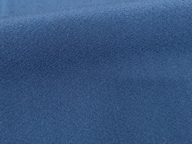平和屋着物■上質な色無地　青藍色　正絹　逸品　AABA2356ma_画像4