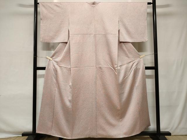 平和屋着物■大変加工の良い総絞り小紋　正絹　逸品　CAAW0452ev_画像2