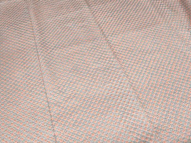 平和屋着物■大変加工の良い総絞り小紋　正絹　逸品　CAAW0452ev_画像4