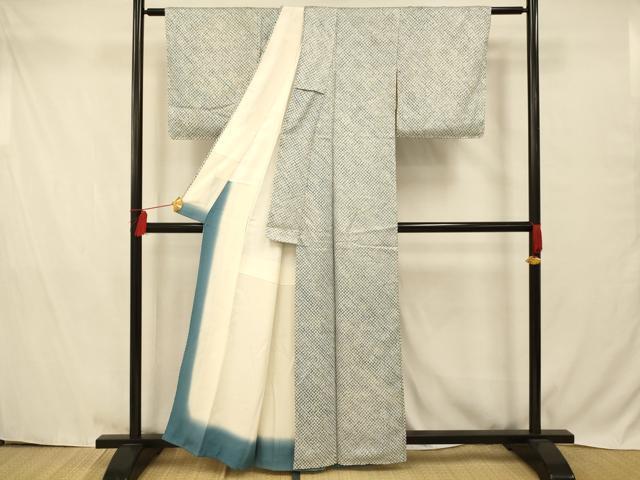 平和屋着物■大変加工の良い総絞り小紋　鹿の子　正絹　逸品　AABA9168fw_画像2