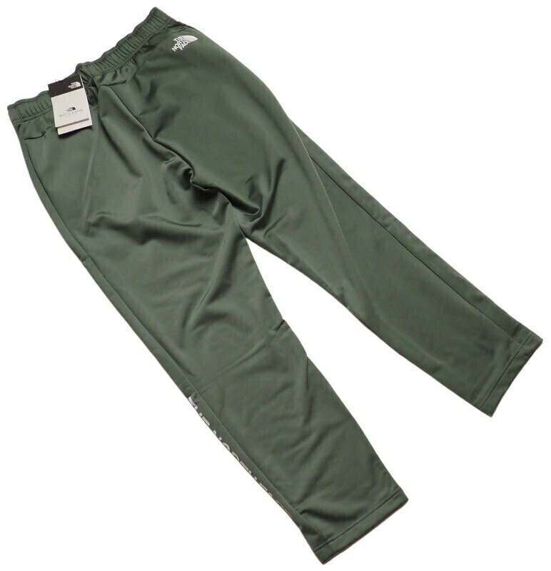 新品正規(guī) ノースフェイス ホワイトレーベル 海外限定 ビッグロゴ 光沢天竺 ALBANI ジャージパンツW85(L)カーキ(KHA)