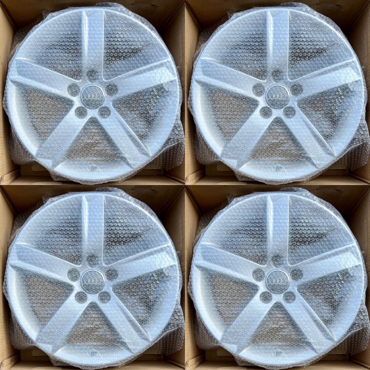 即決◆極上美品◆AUDI アウディ A4(8K) 5アーム デザイン純正ホイール17インチ4本セット◆7J-17 ET46 pcd112x5H◆TT クーペ A4アバント流用_画像2