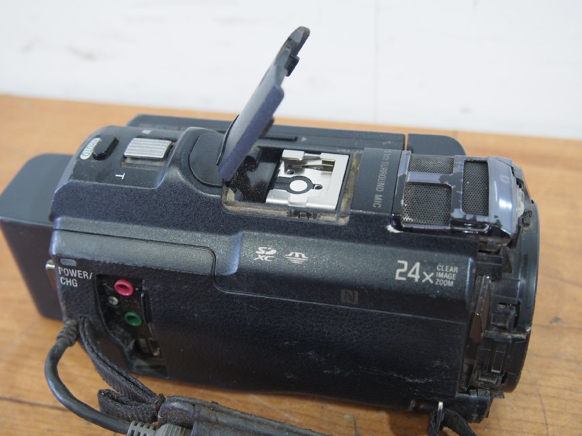 ☆【1T0703-11】 SONY ソニー ビデオカメラ ハンディカム HDR-PJ800 バッテリー付き ExmorR Sony Lens G 12× Optical 1.8/2.9-34.8 ジャン