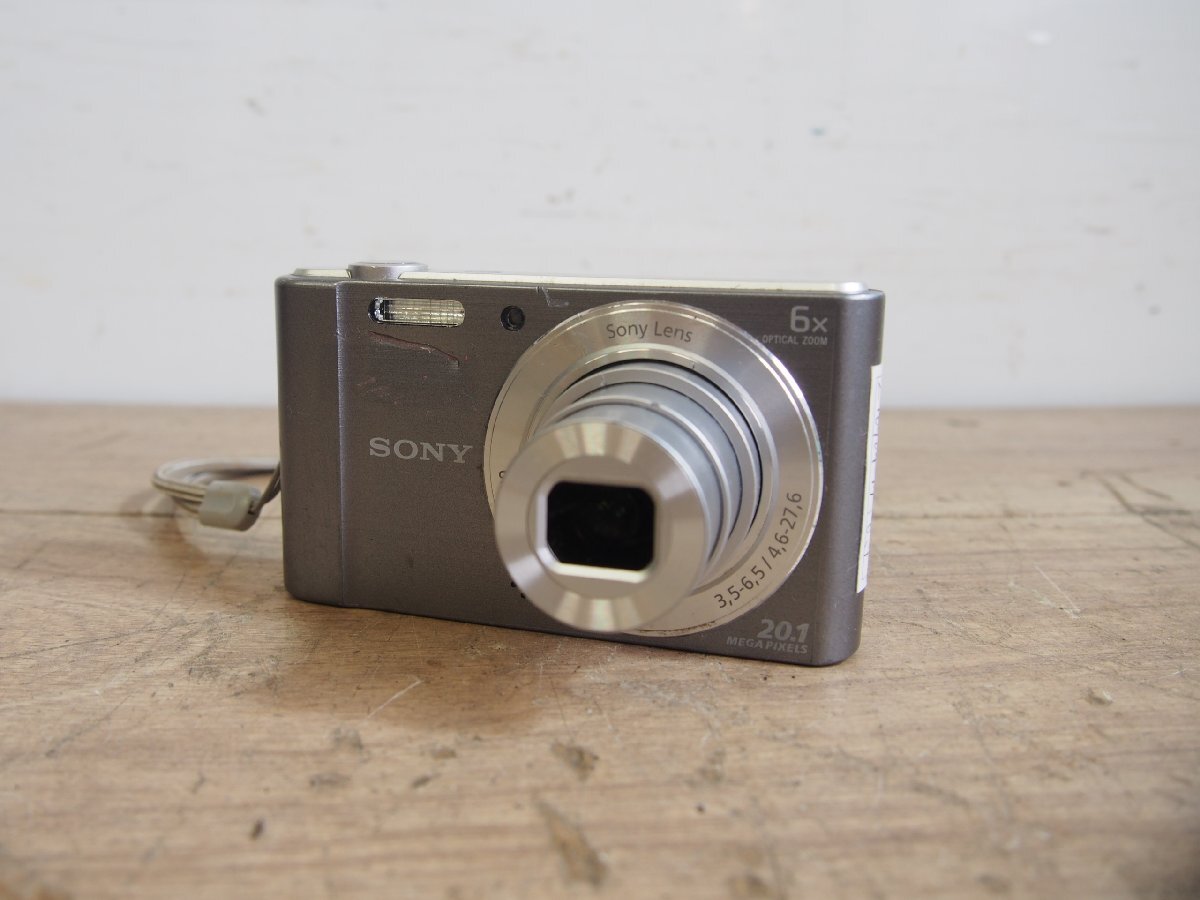 ☆【2T0904-17】 SONY ソニー DSC-W810 コンパクトデジタルカメラ Cyber-shot Sony Lens 6xOptical Zoom 3.5-6.5/4.6-27.6 ジャンク