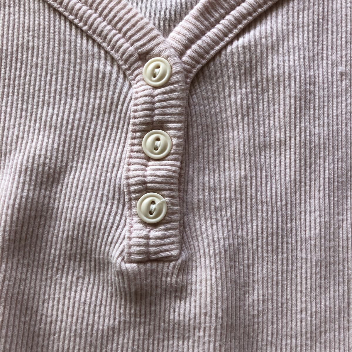 チャンピオン（Champion ）　Tシャツ　カットソー　7分袖　うすピンク　サイズL_画像4