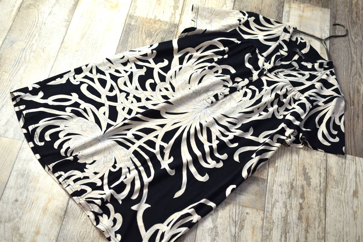 Pagong パゴン 彼岸花柄チュニックカットソー サイズL