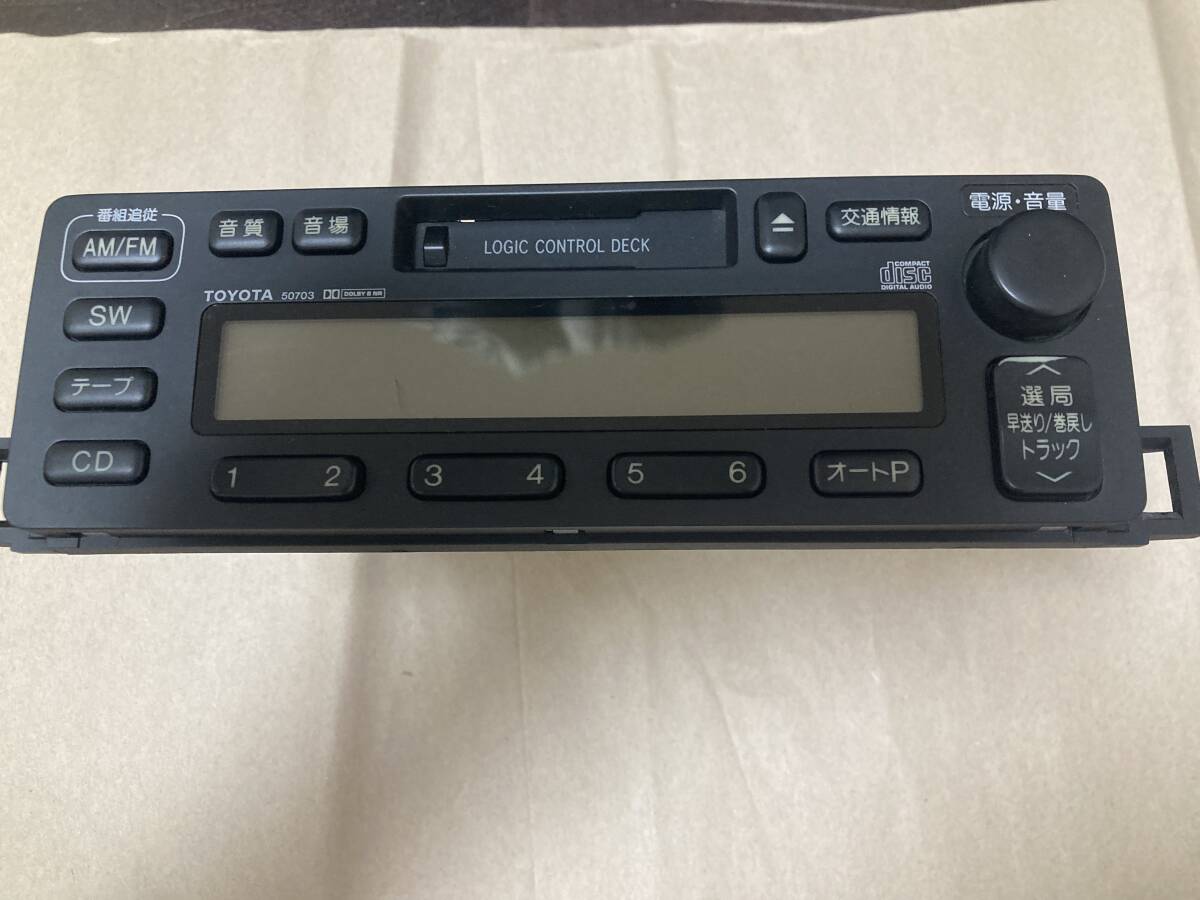 【純正品】トヨタ センチュリー GZG50 カセット ラジオ オーディオ プレーヤー 86120-40132 【送料無料】_画像6