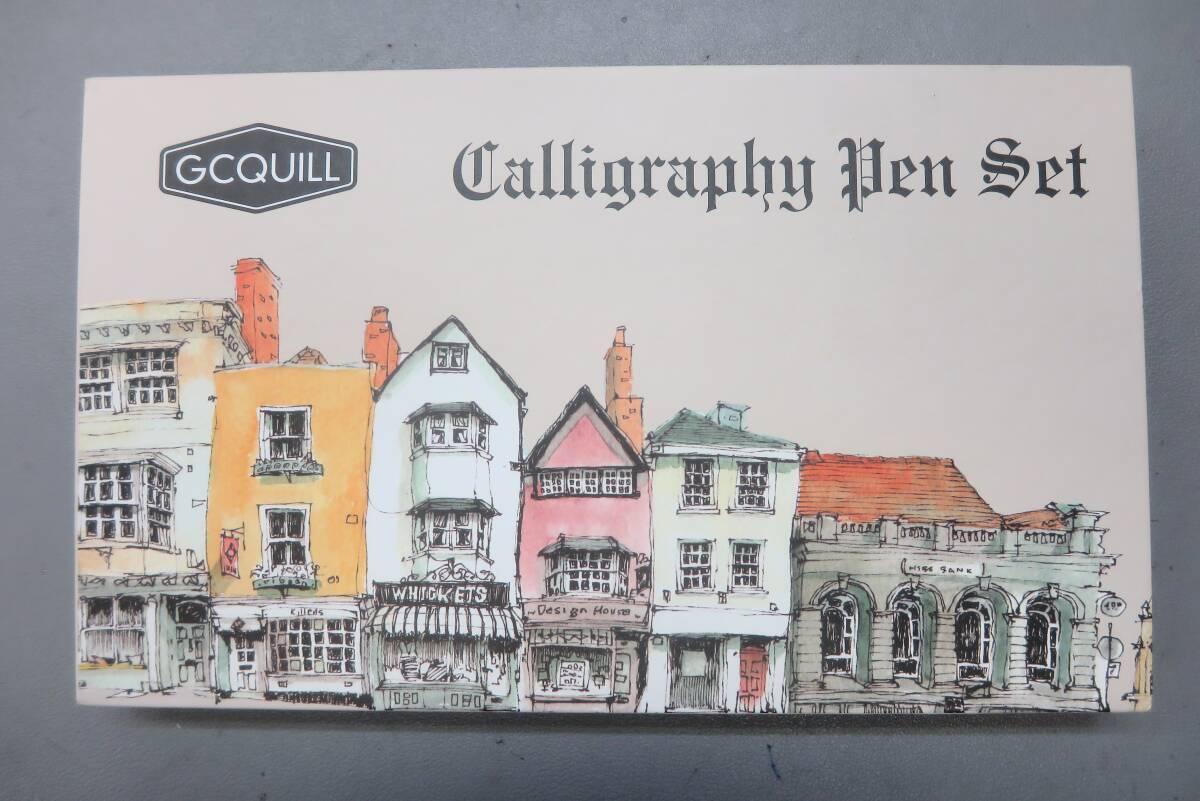 1102ナ◆GCQUILL Fountain Calligraphy Pen Set カリグラフィーペン&インク32本◆_画像4