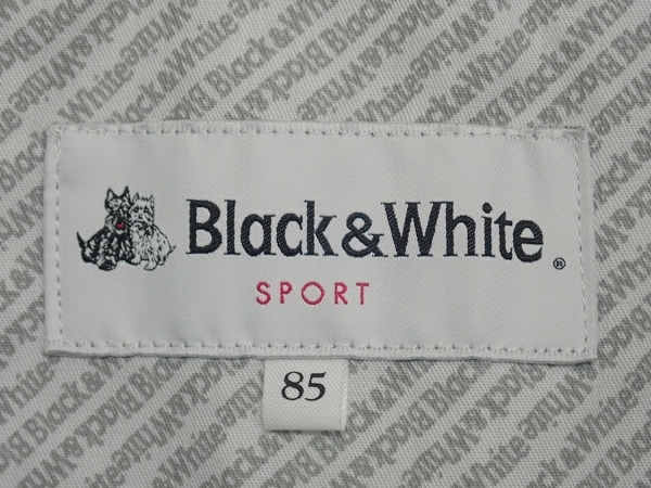 ブラックアンドホワイトスポーツ パンツ△Black White SPORT/ゴルフ/スラックス/メンズ/@B1/25長3-26_画像10