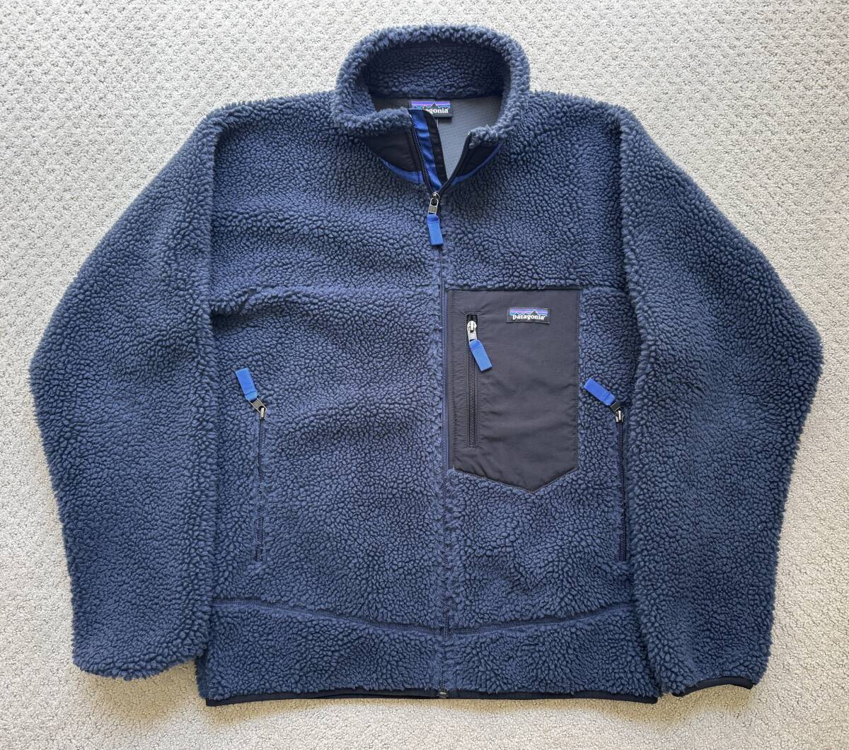 Patagonia パタゴニア レトロ X フリース　カーディガン M ネイビー　(4-6)_画像1