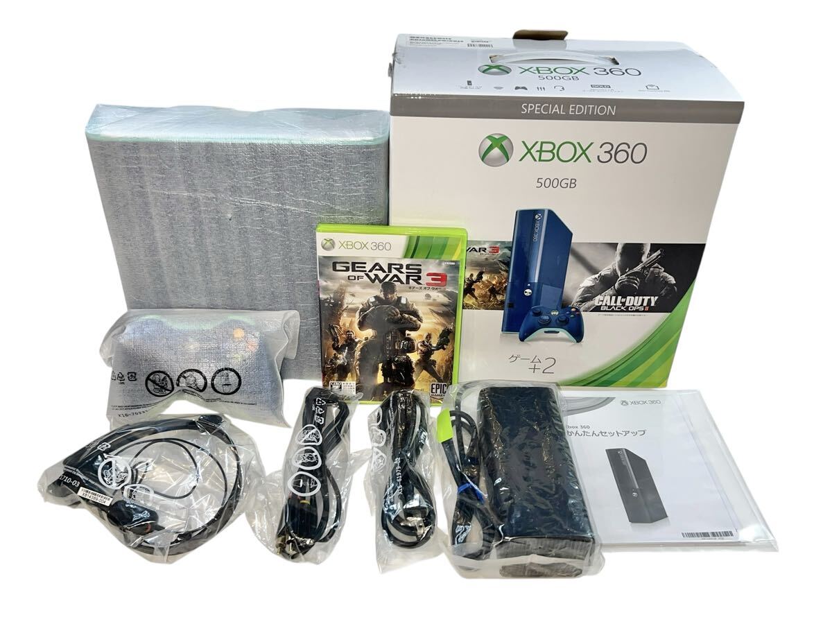 稀少品　Xbox360 本體　500GB ブルー