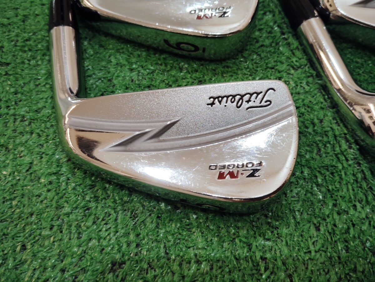 ★中古名器/Titleist タイトリスト ZM FORGED アイアンセット/#5-9、PW 6本セット/ダイナミックゴールド S200_画像2