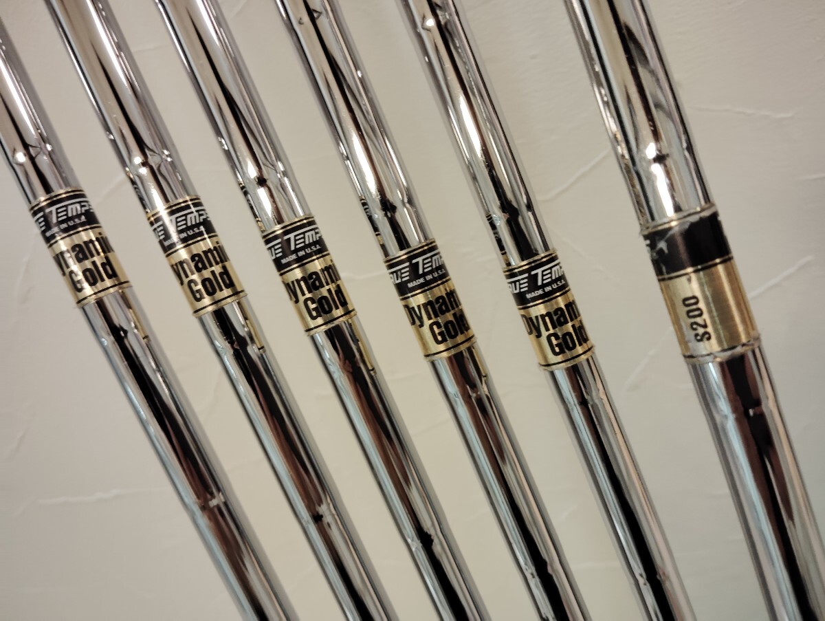 ★中古名器/Titleist タイトリスト ZM FORGED アイアンセット/#5-9、PW 6本セット/ダイナミックゴールド S200_画像6