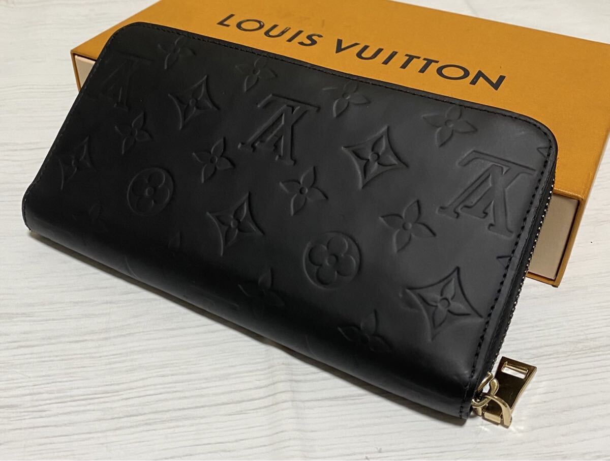正規(guī)品/鑑定済/ルイヴィトンLVヴェルニラウンドジップ長(zhǎng)財(cái)布/シリアルCA2175