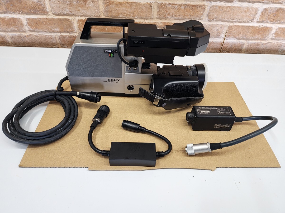 福岡県 ソニー HVC-F1 カラービデオカメラ ケース付き 動作未確認 ジャンク品 現(xiàn)狀