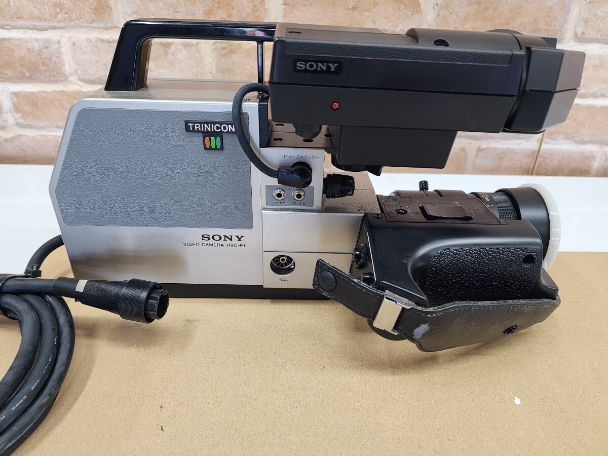 福岡県 ソニー HVC-F1 カラービデオカメラ ケース付き 動作未確認 ジャンク品 現(xiàn)狀