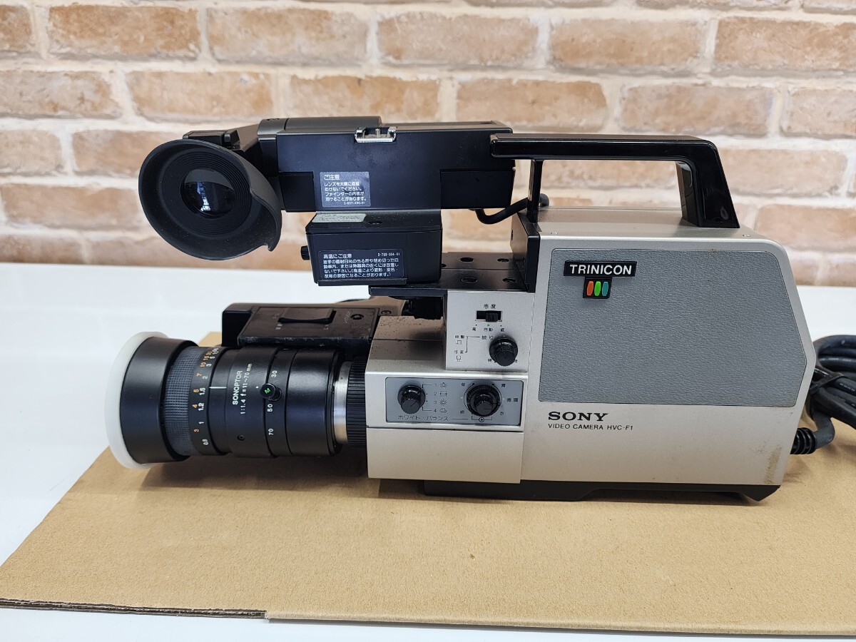 福岡県 ソニー HVC-F1 カラービデオカメラ ケース付き 動作未確認 ジャンク品 現(xiàn)狀