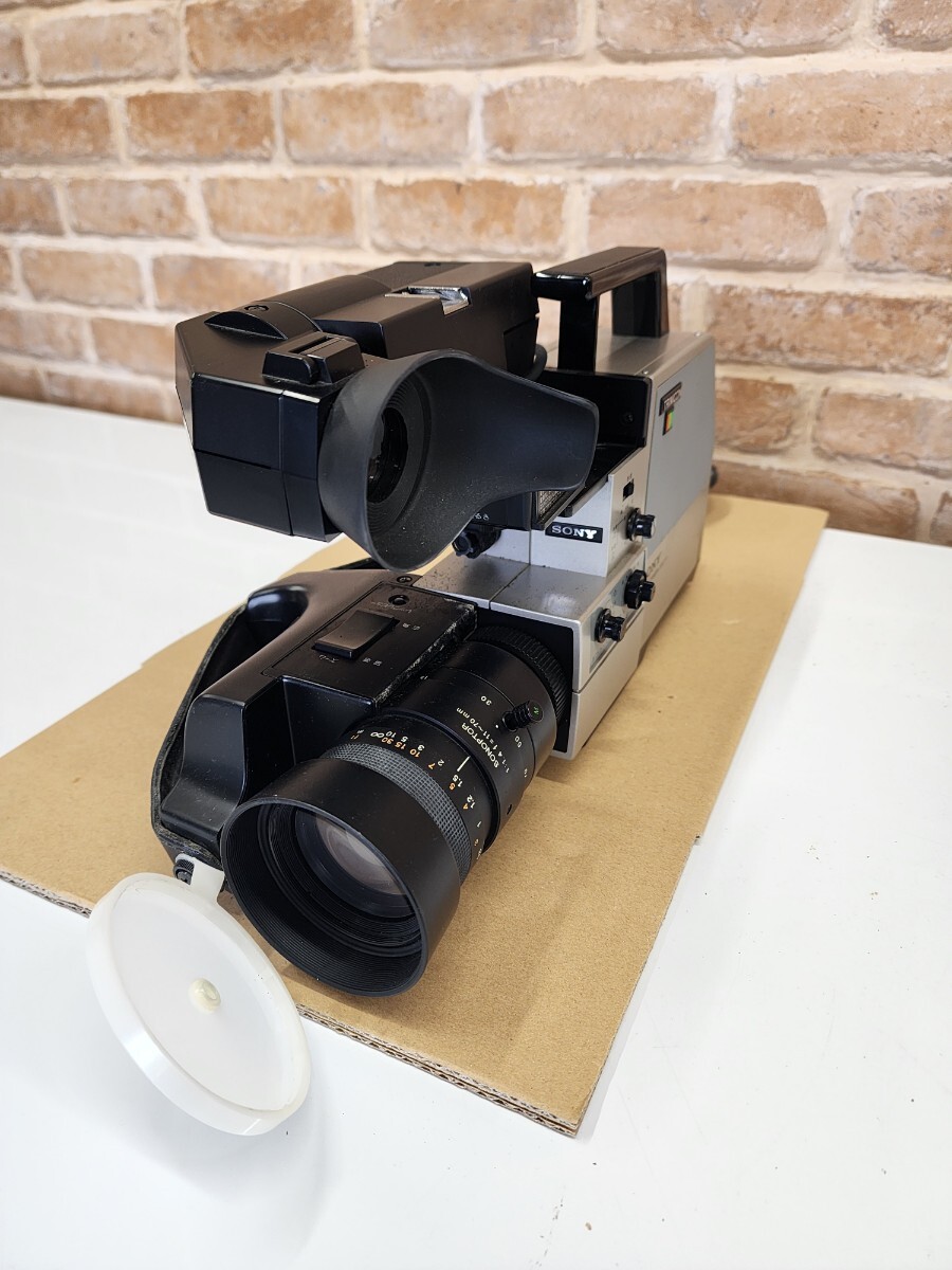福岡県 ソニー HVC-F1 カラービデオカメラ ケース付き 動作未確認 ジャンク品 現(xiàn)狀