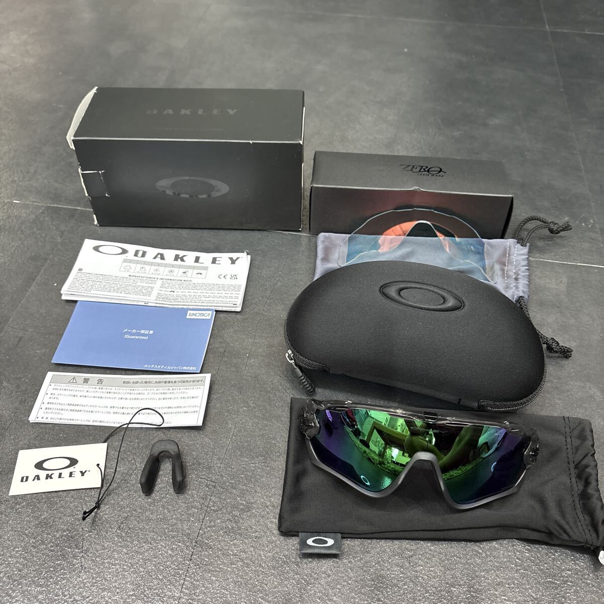 替えレンズ付き OAKLEY サングラス JAWBREAKER ジョーブレイカー プリズムロードジェイド オークリー_画像1