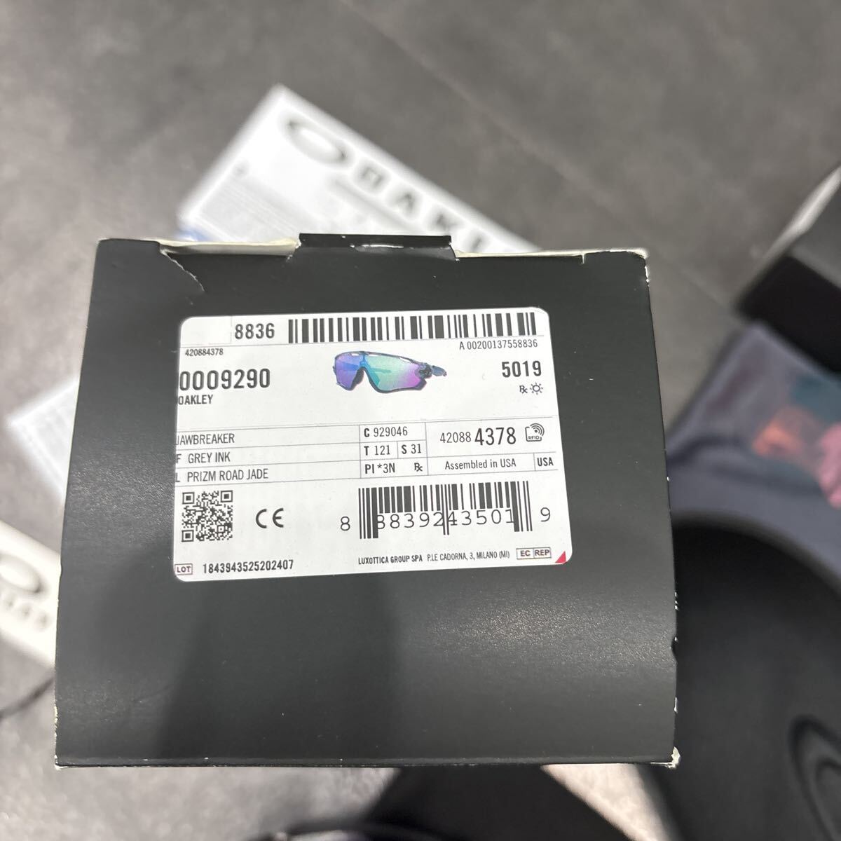 替えレンズ付き OAKLEY サングラス JAWBREAKER ジョーブレイカー プリズムロードジェイド オークリー_画像5