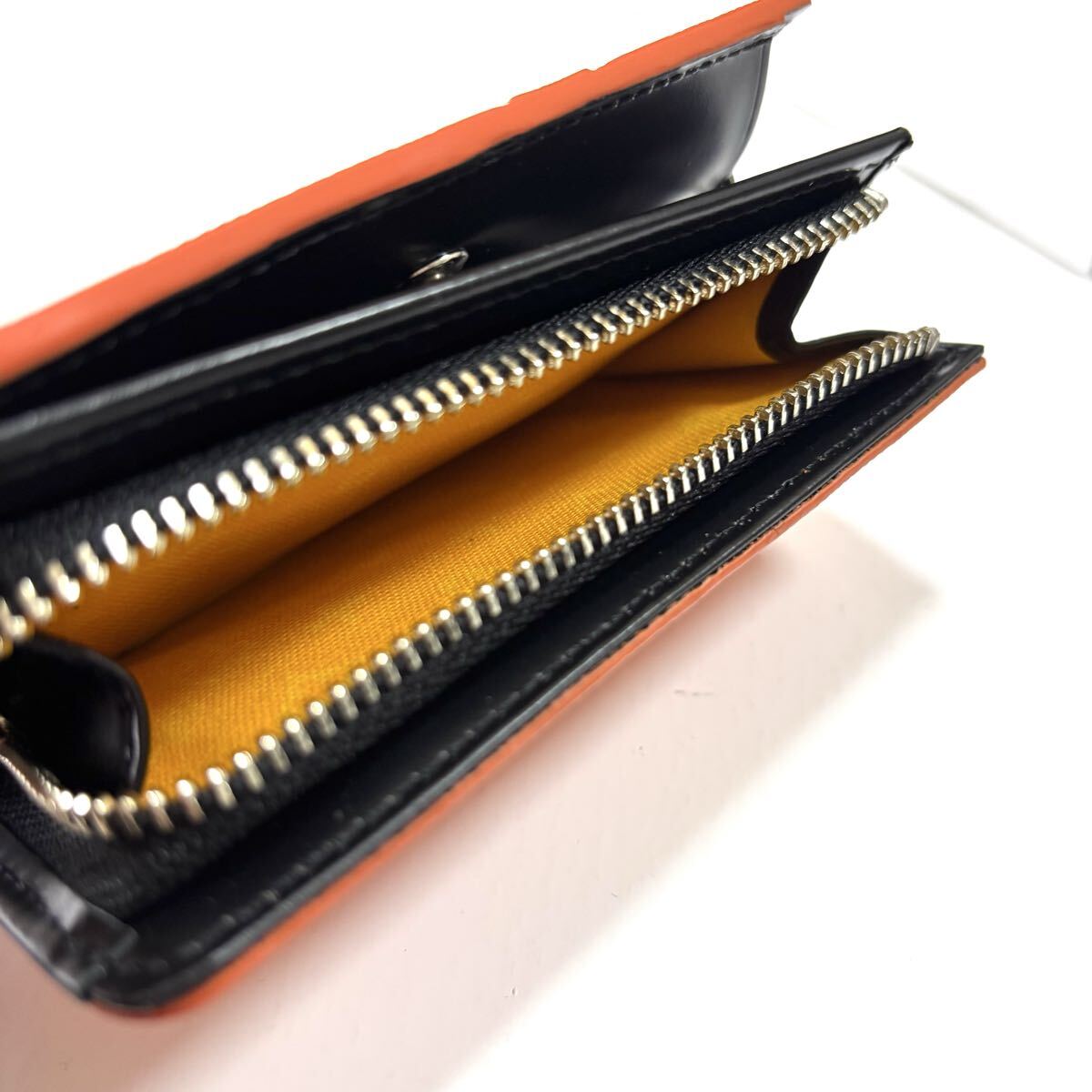 新品箱付 カステルバジャック キーケース 小銭入れ 財布 ウプラ オレンジ 定価14,300円 054621_画像3