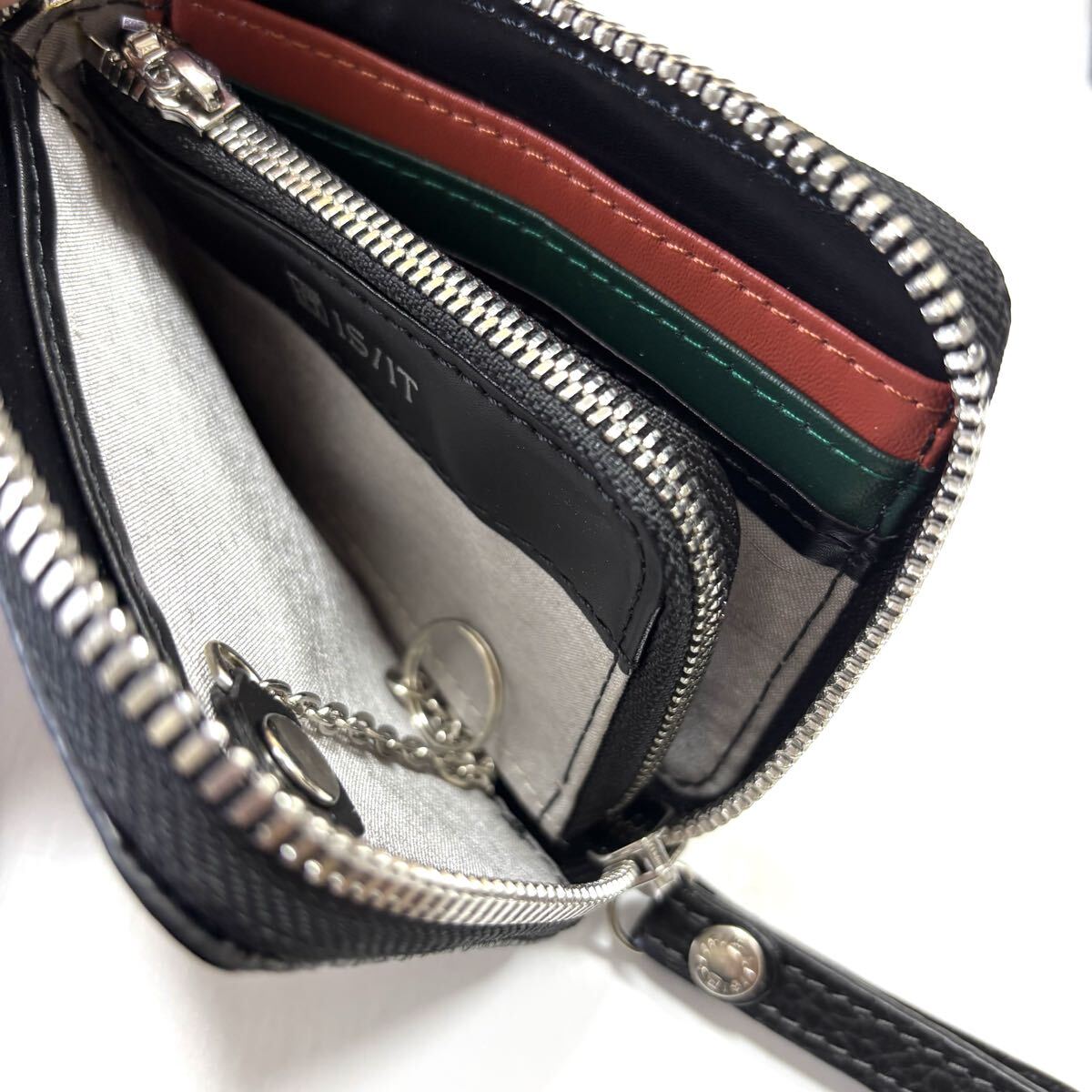 送料450円〜 新品 IS /IT イズイット コンパクト 財布 エコバッグ付き クロ 967001_画像3