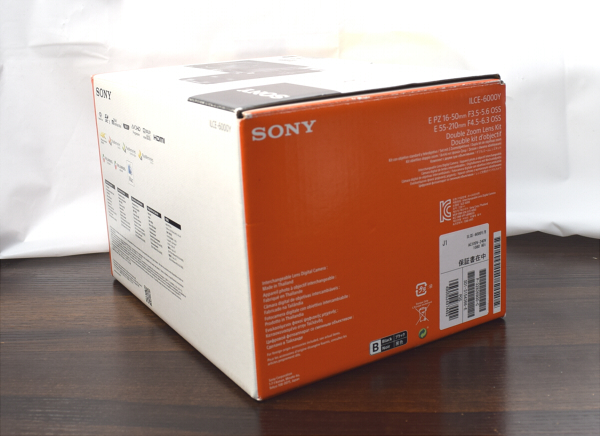 【元箱のみ】SONY α6000 E PZ 16-50mm F3.5-5.6 OSS E 55-210mm F4.5-6.3 OSS ダブルズーム レンズキット アルファ ソニー_画像3