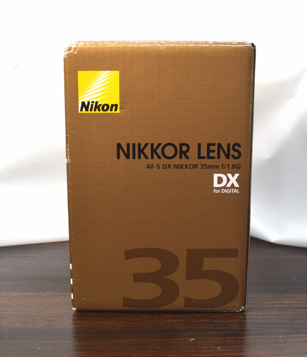 【元箱のみ】NIKON AF-S DX NIKKOR 35mm f/1.8G ニコン レンズ_画像1