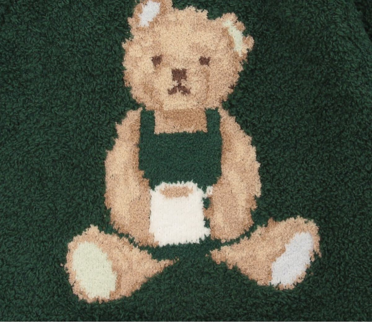 gelato pique パウダースタージャガードカーディガン グリーン